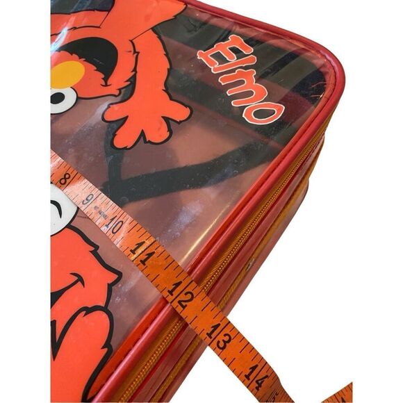 Sesame Street Elmo Rolling Luggage Retractable Handle Rollaway Carry On Suitcase - Picture 13 of 15